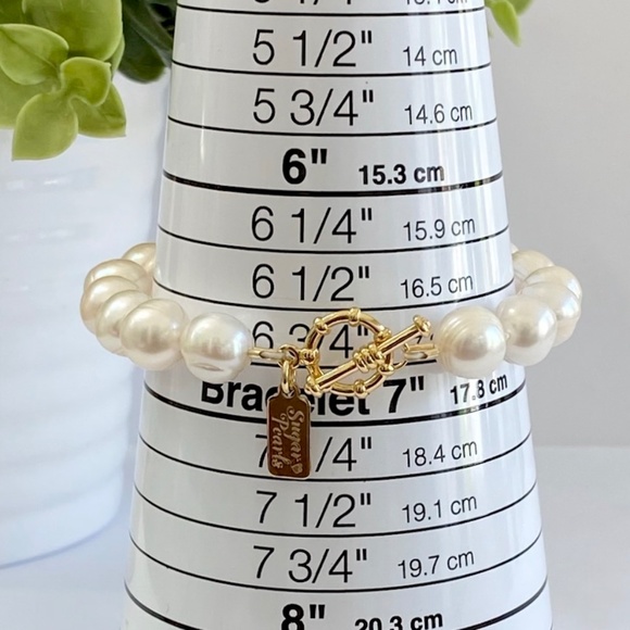 Freshwater Pearl Bracelet with 14K Toggle - Picture 6 of 6